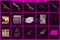 ⭐️[14 SKİN] Twitch Drop Round 40❤️YENİ