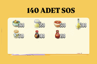 140 ADET SOS MAKİNESİ ÜRÜNÜ 