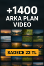 +1400 ARKA PLAN VİDELARI ???? “Profesyonel görün”