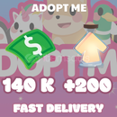 +140K-200K Bucks l +200 Age Up Pots【Adopt Me】 +140K-200K Bucks l +200 Age Up Pots【Adopt Me】