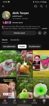 ⭐ 14.1K Abone / Multi Aktif / YouTube Kanalı⭐