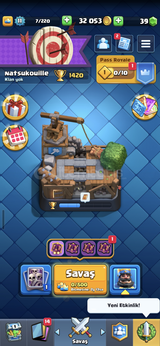⭐️ 1420 Kupa ⭐️ 36 Kart ⭐️ isim değişikliği ⭐️