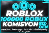 ⭐️(142858) 100000 ROBUX |✅KOMİSYON ÖDENİYOR