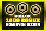 ⭐(1429) 1000 Robux KOMİSYON BİZDEN⭐