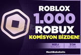 ⭐(1429)1000 Robux Komisyon Bizden⭐