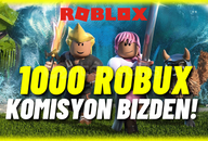 ⭐(1429) 1000 ROBUX KOMİSYON BİZDEN ⭐