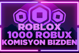 ⭐(1429) 1000 Robux + KOMİSYON BİZDEN ⭐