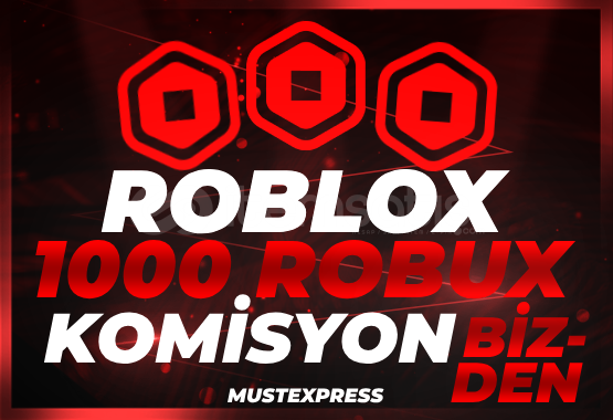 ⭐ 1000 Robux (GRUPTAN) + (KOMİSYON DAHİL) ⭐ 1000 Robux (GRUPTAN) + (KOMİSYON DAHİL)