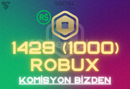 1429 (1000) Robux - Komisyon Bizden