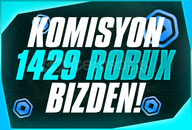 ⭐1429 (1000) Robux | Komisyon Bizden! 