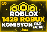 ⭐ [1429] 1000 Robux ⭐ + KOMİSYON BİZDEN⚡