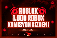 ⭐ (1429) 1000 Robux + KOMİSYON BİZDEN ⭐