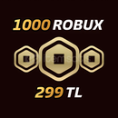 (1429) 1000 Robux + KOMİSYON BİZDEN (1429) 1000 Robux + KOMİSYON BİZDEN