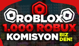 EN UCUZU ✨(1429) 1000 Robux | Komisyon Bizden✨