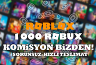 1000 [1429] Robux - Komisyon Bizden