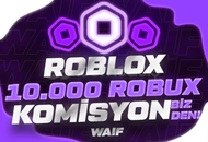 ⭐[KOMİSYONLU] Roblox 10.000 (14.290) Robux