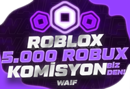 ⭐[KOMİSYONLU] Roblox 5000 (7145) Robux