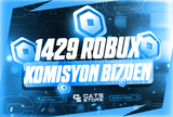 ⚡[1429] 1000 Robux - Komisyon Bizden |ENGELSİZ⚡