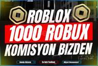 ⭐️(1429) 1000 ROBUX |✅KOMİSYON ÖDENİYOR!