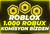 ⭐️(1429) 1000 ROBUX |✅KOMİSYON ÖDENİYOR