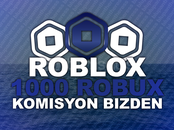 (1429) 1000 Robux - KOMİSYON ÖDENİYOR (1429) 1000 Robux - KOMİSYON ÖDENİYOR