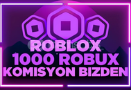⭐(1429) 1000 Robux - KOMİSYON ÖDENİYOR⭐
