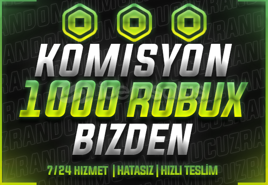 ⭐(1429)⭐ KOMİSYON BİZDEN 1000 ROBUX SORUNSUZ ⭐(1429)⭐ KOMİSYON BİZDEN 1000 ROBUX SORUNSUZ