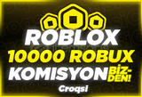 (14290) 10.000 Robux Komisyon Bizden!