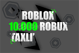 (14290) ROBLOX 10000 ROBUX