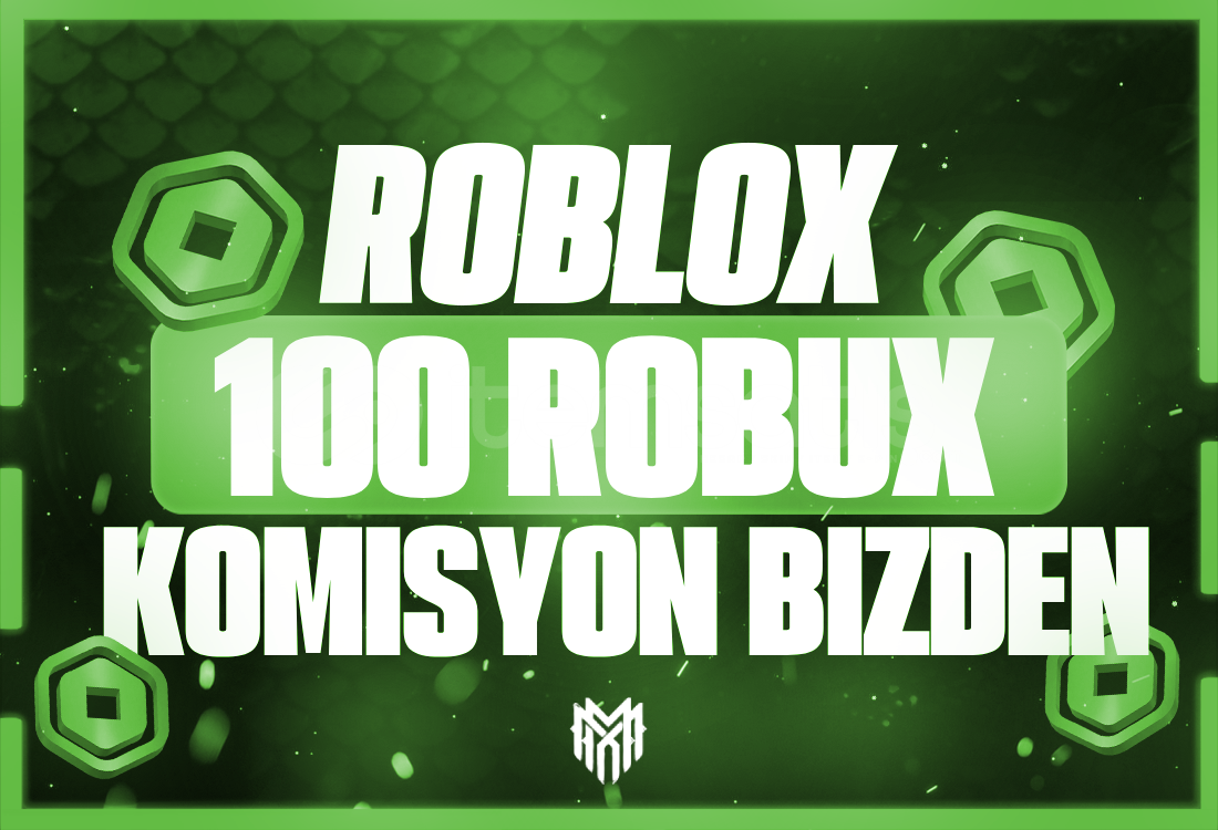 ⭐(143) 100 Robux ⭐ KOMİSYON BİZDEN ⭐ ⭐(143) 100 Robux ⭐ KOMİSYON BİZDEN ⭐