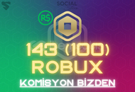 143 (100) Robux - Komisyon Bizden