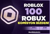 ⭐(143)100 Robux Komisyon Bizden⭐