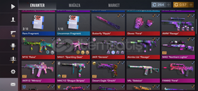 1450 tl klan lideri pembe set bıçak 6000 gold+ 1450 tl klan lideri pembe set bıçak 6000 gold+