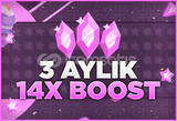 ⭐ DİSCORD 3 AY 14X BOOST ⭐