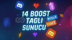 [14X Boost] DİSCORD Guild TAG SUNUCU