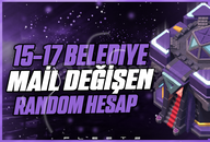 ⭐[15-17 Seviye Belediye] Garanti Mail Değişen⭐