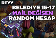 ⭐15-17 Seviye Belediye Mail Değişen Hesaplar⭐