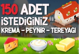 150 adet 50 50 50 mandıra urunleri