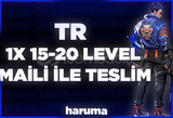 15-20 Level Mailli TR Hesap