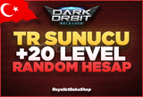 ⭐20 LVL Garanti TR Darkorbit Random +GARANTİ⭐