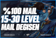 ✅[15-30 LEVEL] İLK MAİL RANDOM LOL HESAP ⭐