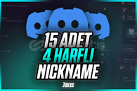 ✨15 Adet 4 Harfli Nickname + Telafi✨