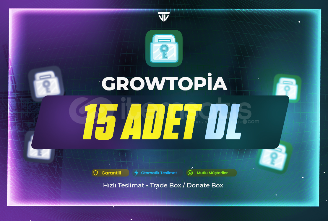 15 Adet - Diamond Lock | Growtopia 15 Adet - Diamond Lock | Growtopia