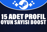 15 Adet Profil Oyun Sayısı Yükseltme