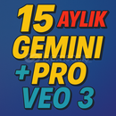  15 Ay Garantili Gemini 2.5 Pro Veo3
