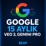 15 Aylık Google Veo 3 + Gemini Pro 