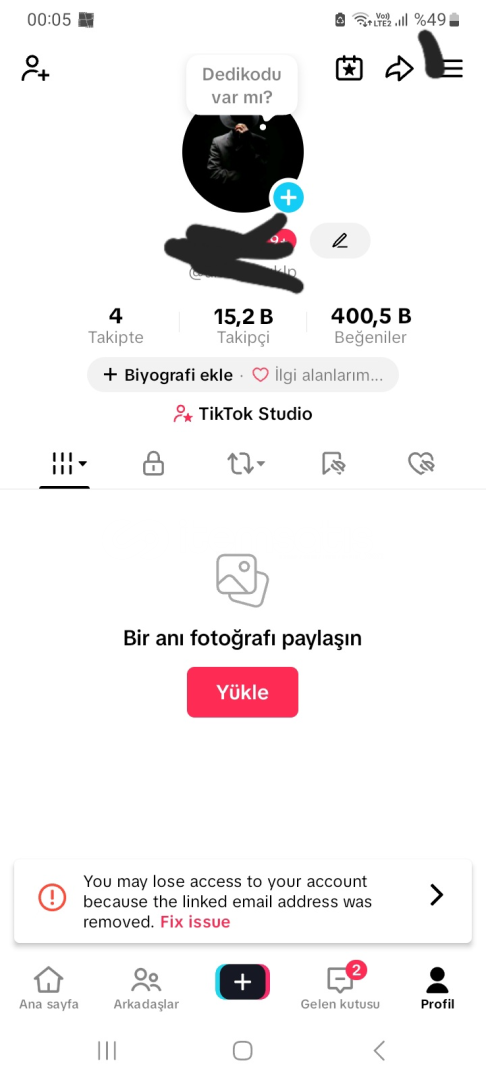 15 BİN TAKİPÇİLİ 400K BEĞENİLİ TİKTOK HESABI⚡ 15 BİN TAKİPÇİLİ 400K BEĞENİLİ TİKTOK HESABI⚡