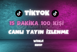 ⭐️15 DAKİKA 100 KİŞİ CANLI YAYIN İZLENME ⭐️