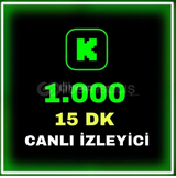 15 Dakika - 1.000 Canlı Yayın İzleyicisi