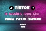 ⭐️15 DAKİKA 1.000 KİŞİ CANLI YAYIN İZLENME ⭐️